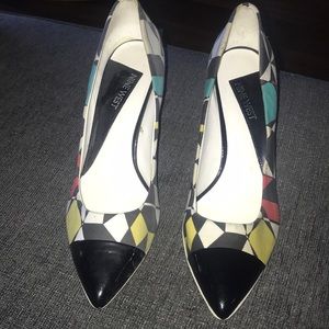 Nine West squared heels shoes